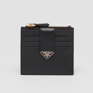 Prada Black Saffiano Leather Wallet